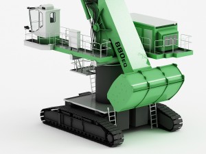 sennebogen 880 eq crawler 3D 모델