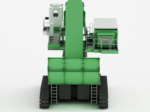 sennebogen 880 eq crawler 3D 모델
