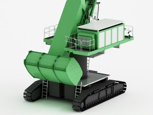 sennebogen 880 eq crawler 3D 모델