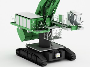 sennebogen 880 eq crawler 3D 모델