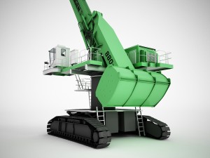 sennebogen 880 eq crawler 3D 모델
