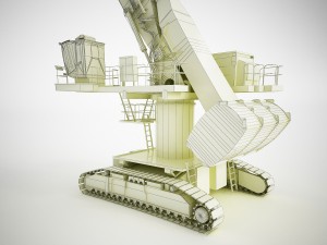 sennebogen 880 eq crawler 3D 모델