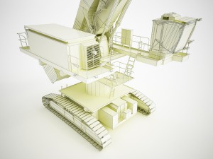 sennebogen 880 eq crawler 3D 모델