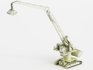 sennebogen 880 eq crawler 3D 모델