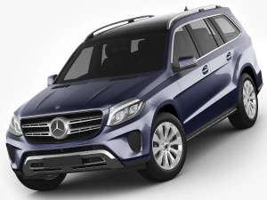 mercedes gls 2017 3D Model