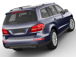 mercedes gls 2017 3D Модель
