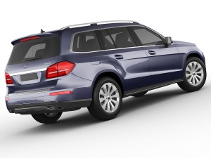 mercedes gls 2017 3D Модель