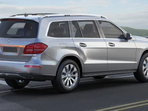 mercedes gls 2017 3D Model