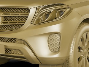 mercedes gls 2017 3D Модель