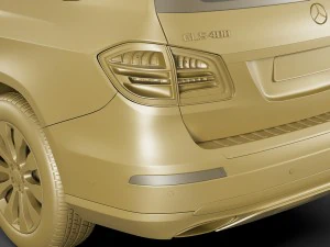 mercedes gls 2017 3D Model
