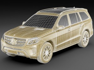 mercedes gls 2017 3D Модель