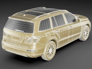 mercedes gls 2017 3D Model