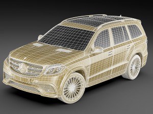 mercedes gls63 amg Model 3D