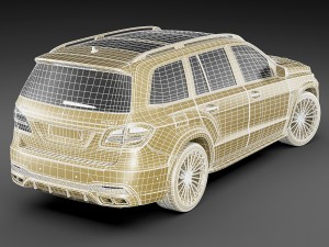 mercedes gls63 amg Model 3D