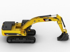 excavator cat 345 dl Modello 3D