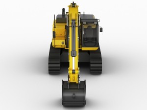 excavator cat 345 dl Modello 3D