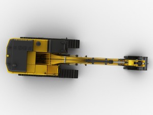excavator cat 345 dl Modello 3D