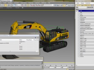 excavator cat 345 dl Modello 3D