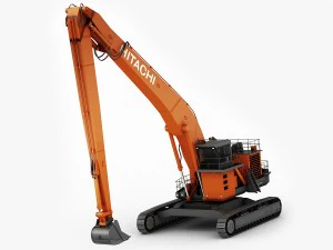 hitachi ex1900 Modelo 3D