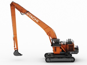 hitachi ex1900 Modelo 3D