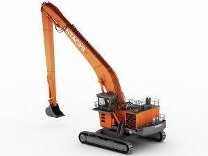 hitachi ex1900 Modelo 3D