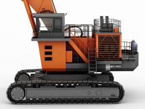 hitachi ex1900 Modelo 3D