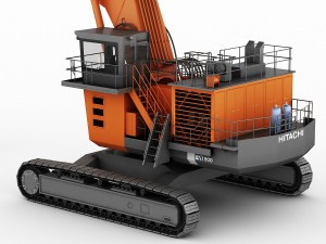 hitachi ex1900 Modelo 3D