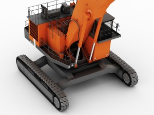 hitachi ex1900 Modelo 3D