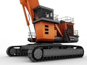 hitachi ex1900 Modelo 3D