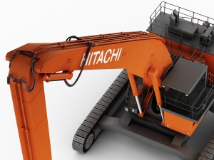 hitachi ex1900 Modelo 3D