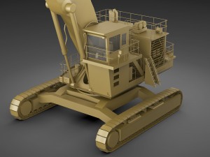 hitachi ex1900 Modelo 3D