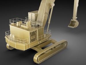 hitachi ex1900 Modelo 3D
