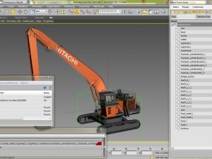 hitachi ex1900 Modelo 3D