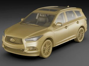 infinti qx60 2016 3D Model