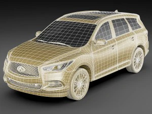 infinti qx60 2016 3D Model
