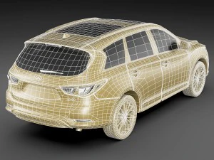 infinti qx60 2016 3D Model