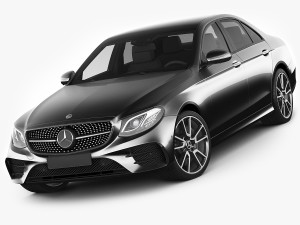 mercedes e43 amg 2017 sedan 3D 모델