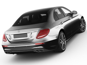 mercedes e43 amg 2017 sedan 3D Model