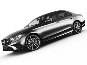 mercedes e43 amg 2017 sedan 3D Model