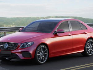 mercedes e43 amg 2017 sedan 3D Model