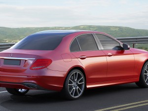 mercedes e43 amg 2017 sedan 3D Model
