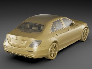 mercedes e43 amg 2017 sedan 3D Model