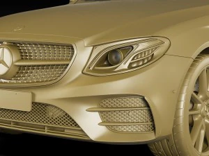 mercedes e43 amg 2017 sedan 3D Model