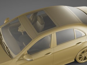 mercedes e43 amg 2017 sedan 3D Model