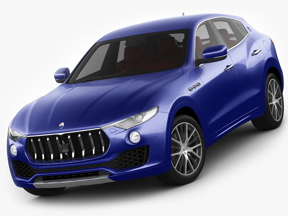 maserati levante 2017 3D Model .c4d .max .obj .3ds .fbx .stl .blend 