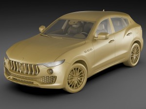 maserati levante 2017 Model 3D