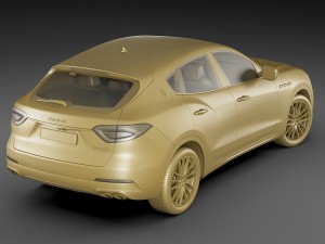 maserati levante 2017 Model 3D