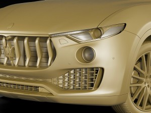 maserati levante 2017 Model 3D