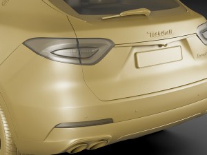 maserati levante 2017 Model 3D