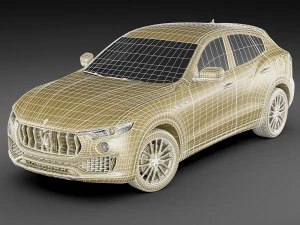 maserati levante 2017 3D Model